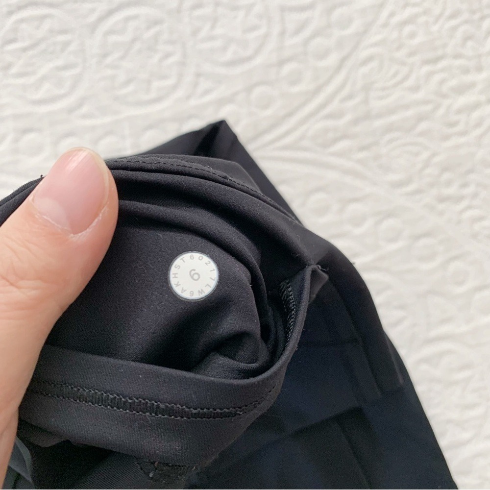 Lululemon Fast & Free Crop II Leggings (Nulux, 19" Inseam), Black - Picture 7 of 12